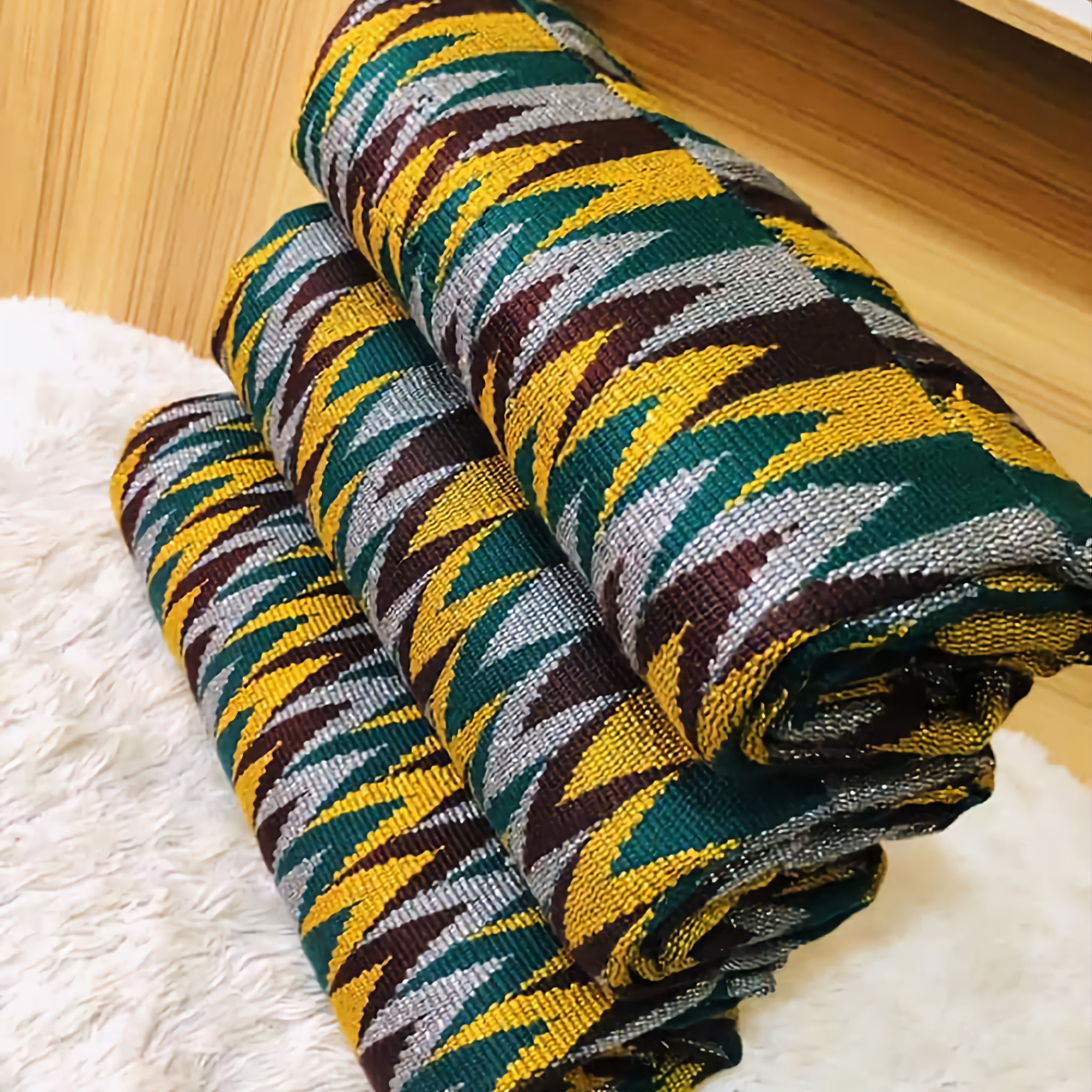 MG Premium Hand Weaved Kente Cloth P60