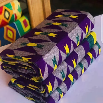 MG Premium Double Pattern Hand Weaved Kente Cloth P