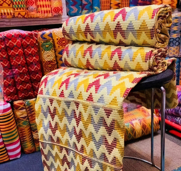 MG Authentic Hand Weaved Kente Cloth A879