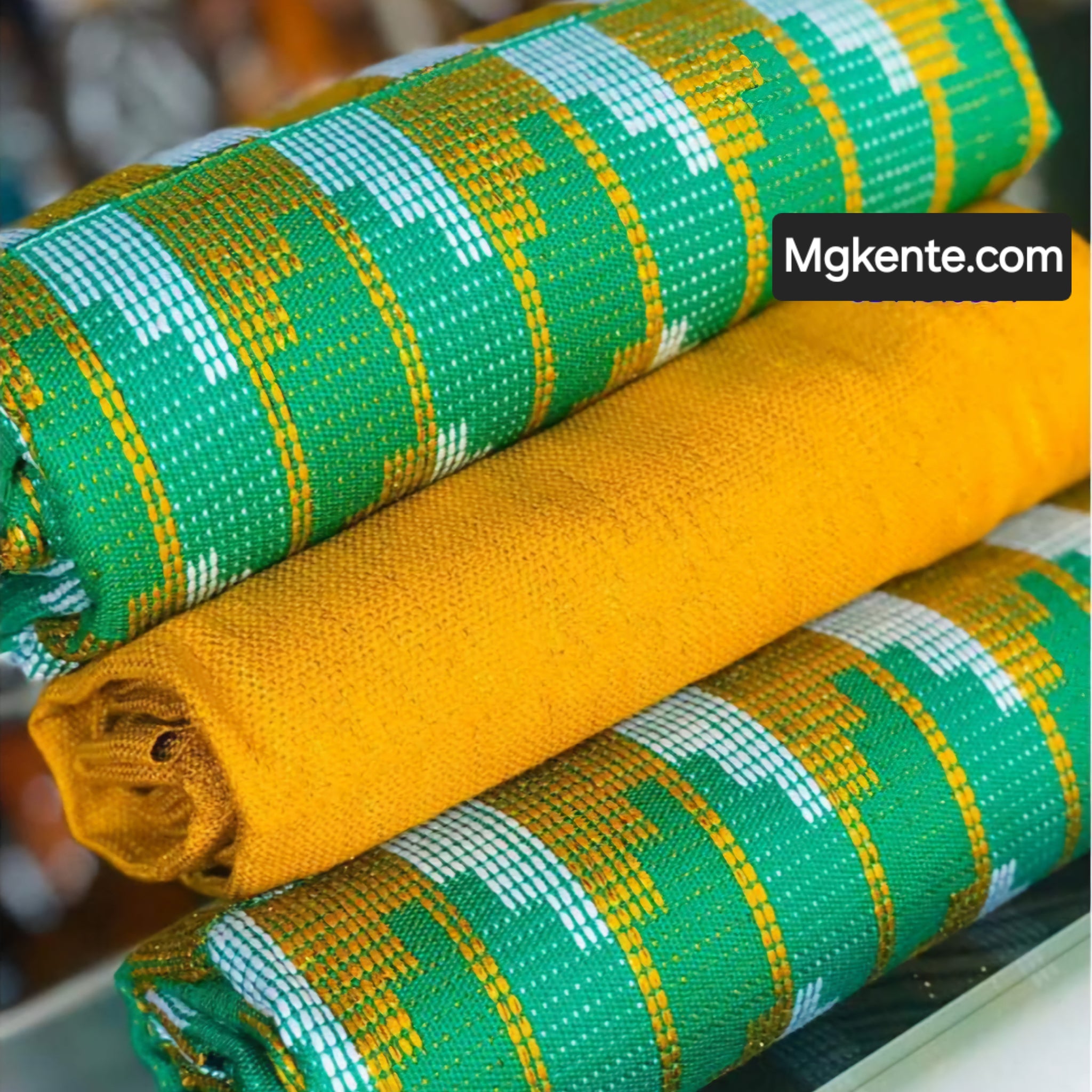 Authentic Hand Weaved Kente Cloth A897