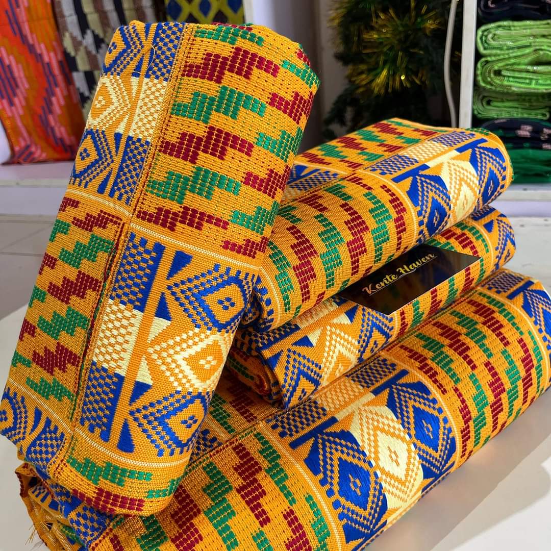 Kente Haven Hand Weaved Kente Cloth KH302