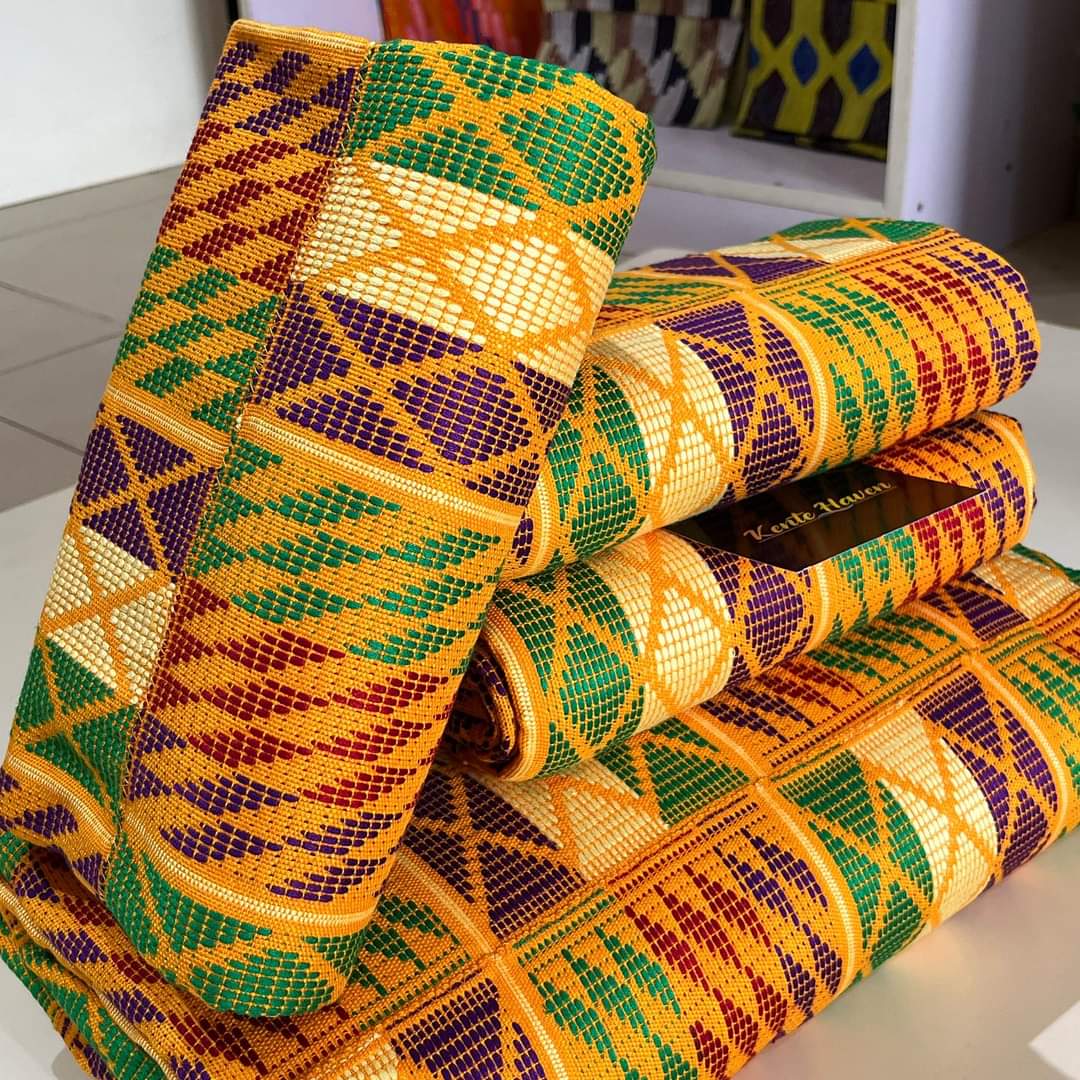 Kente Haven Hand Weaved Kente Cloth KH300