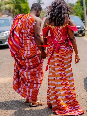 MG Authentic Hand Weaved Kente Cloth A896