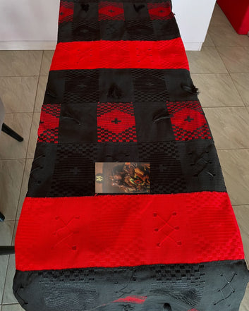 MG Funeral Authentic Hand Weaved Kente Cloth A85