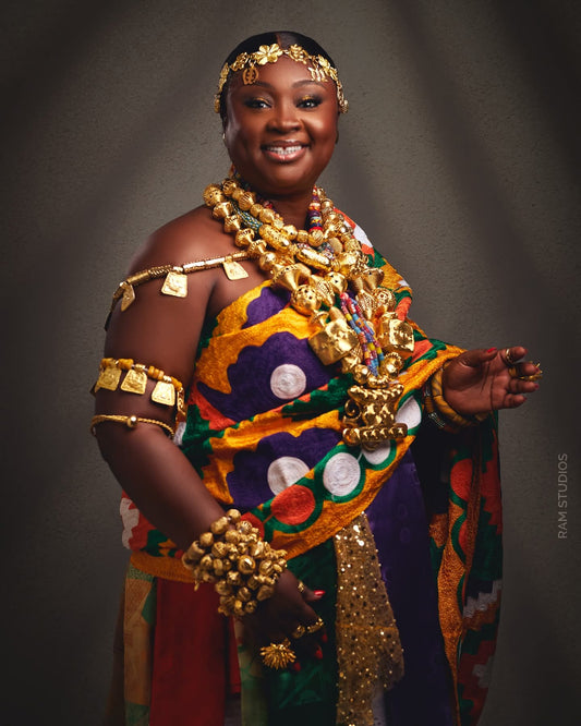 Ghana Traditional Gold brass jewelry accessories