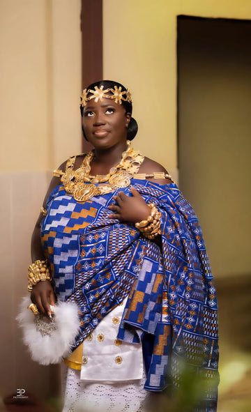 MG Authentic Hand Weaved Kente Cloth A1713