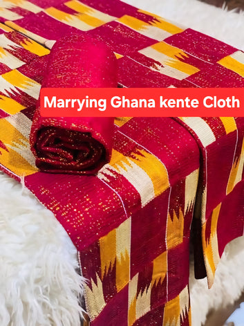 MG Authentic Hand Weaved Kente Cloth A6855