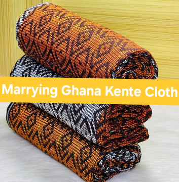 MG New Fashion Authentic Hand Weaved Kente Cloth A06135