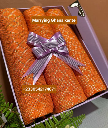 MG New Fashion Authentic Hand Weaved Kente Cloth A6131