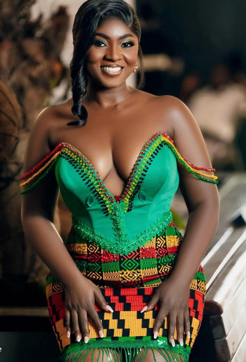 MG Authentic Hand Weaved Kente Cloth A3958