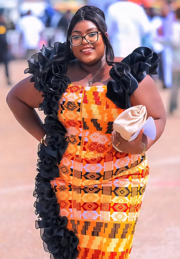 MG Authentic Hand Weaved Kente Cloth A0240