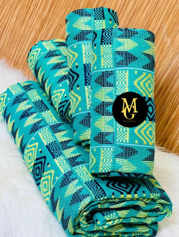 MG Authentic Hand Weaved Kente Cloth A73617