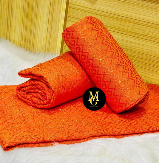 MG Ombre Fashion Authentic Hand Weaved Kente Cloth A6115