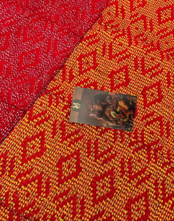 MG Ombre Fashion Authentic Hand Weaved Kente Cloth A6113