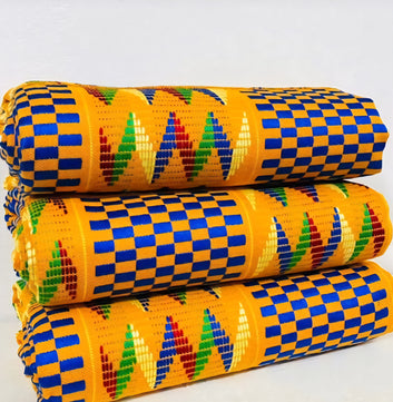 MG Authentic Hand Weaved Kente Cloth A9742