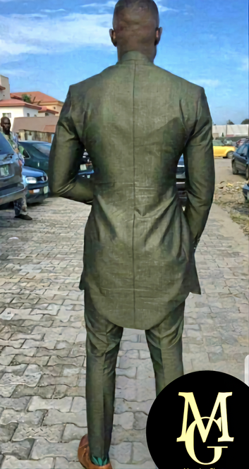 MG Men's Traditional African Wear/ Kafka, African Suit T72