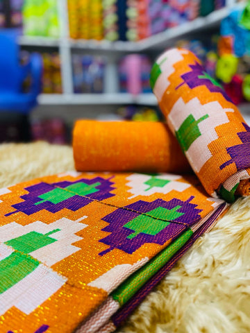Perfect Kente Weaved By The Best In Ghana IS8