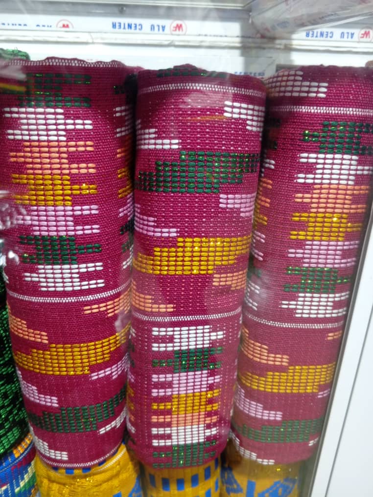6 Yards MG Authentic Fashion Kente Weaved By The Best In Ghana EM308 Ships Next Day