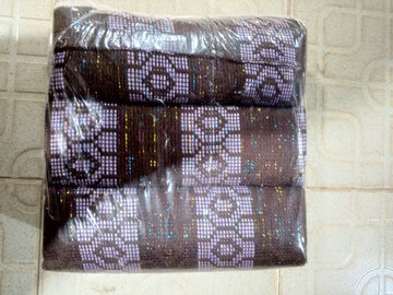 6 Yardd Blended MG Fashion Kente with Shimmering Rainbow Weaved By The Best In Ghana EM307 Ships Next Day