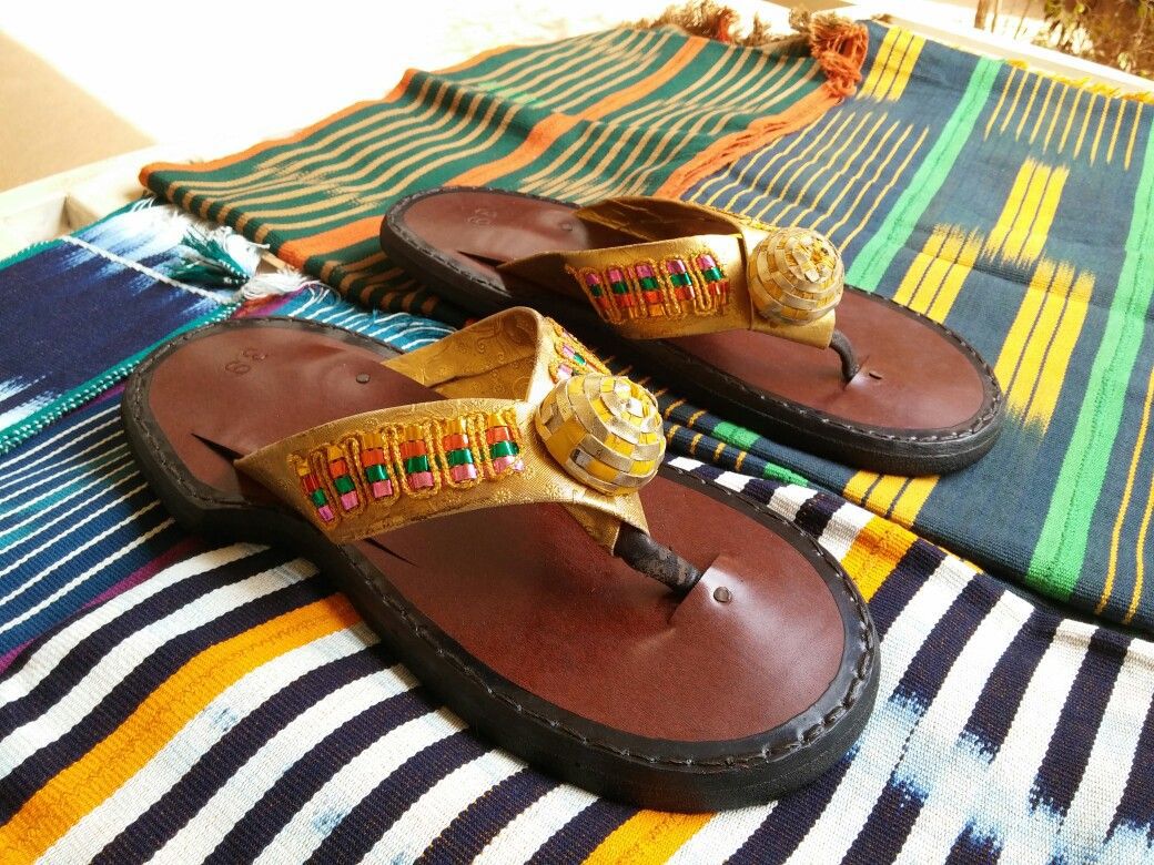 Special offer couples pair Marrying Ghana African Men's Royal Traditional Sandals