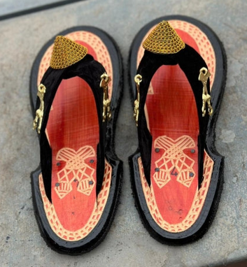 Marrying Ghana African Men's Royal Traditional Sandals AS06