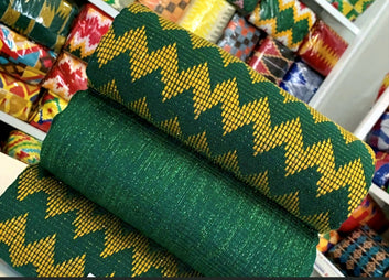 MG Authentic Hand Weaved Kente Cloth A802