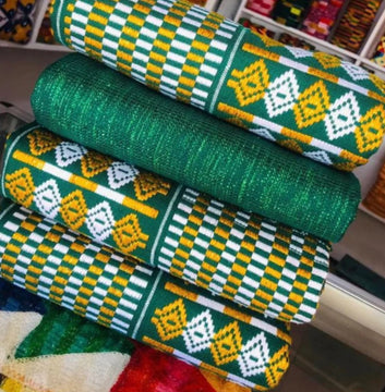 MG Authentic Hand Weaved Kente Cloth A174