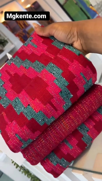 MG Premium Hand Weaved Kente Cloth P282