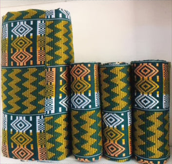 MG Authentic Hand Weaved Kente Cloth A859