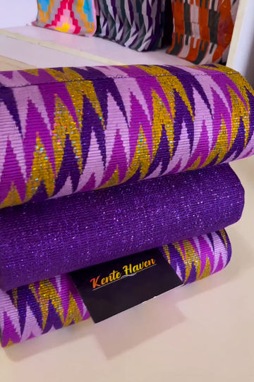 Kente Haven Ombre Hand Weaved Kente Cloth KH109