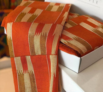 MG Authentic Hand Weaved Kente Cloth A910