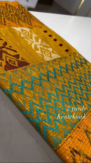 H.G Prestigious Hand Weaved Kente Cloth PA