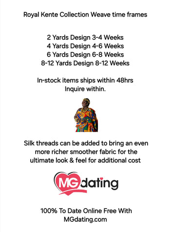 MG Premium Hand Weaved Kente Cloth P