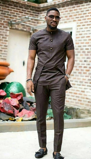 MG Men's Traditional African Wear/ Kafka, African Suit T26