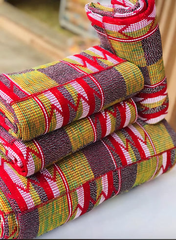 MG Authentic Hand Weaved Kente Cloth A9757