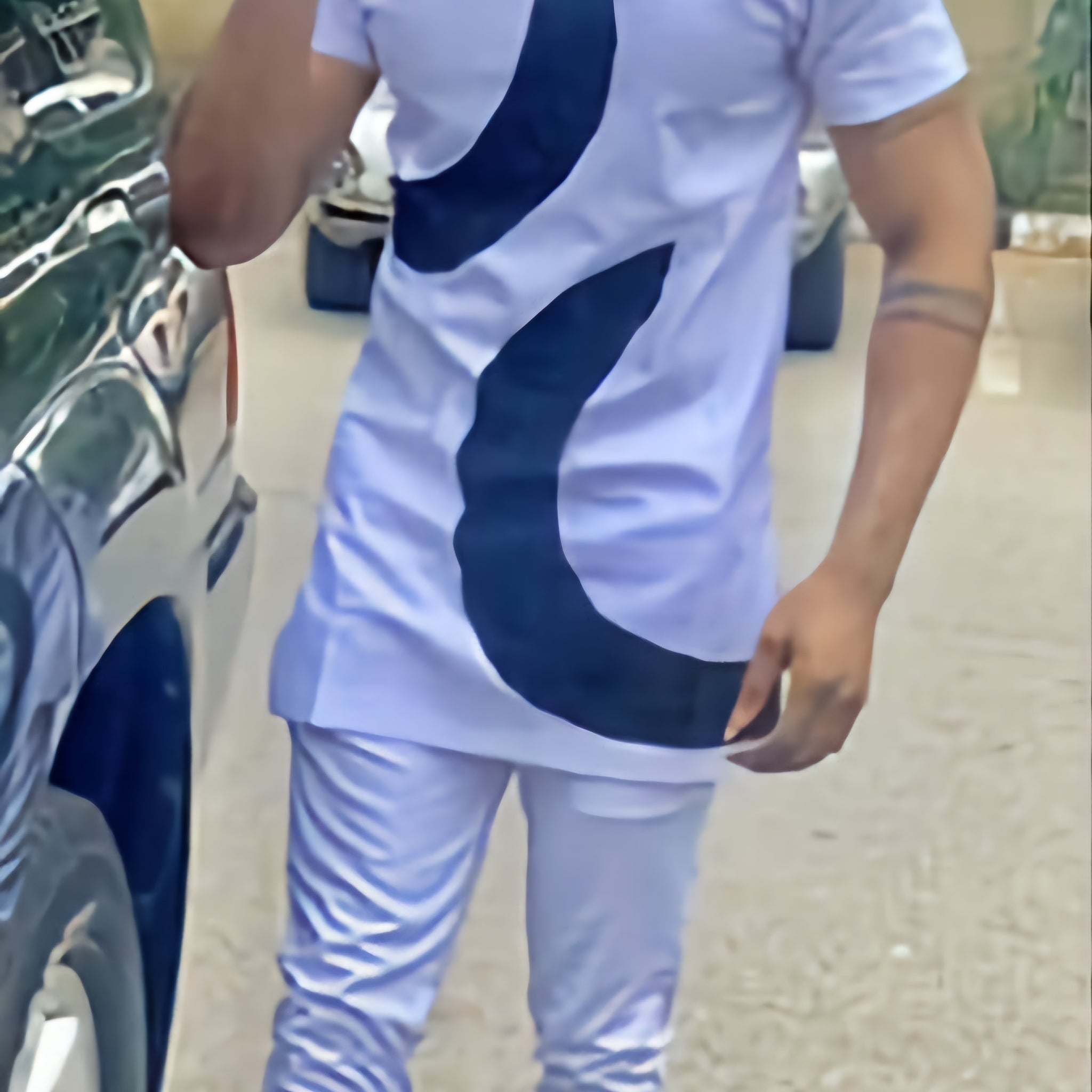 MG Men's Traditional African Wear/ Kafka, African Suit T77