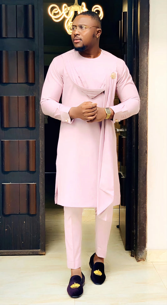 MG Men's Traditional African Wear/ Kafka, African Suit T155