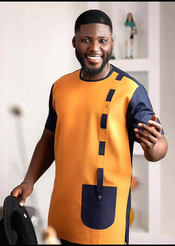 MG Men's Traditional African Wear/ Kafka, African Suit T179