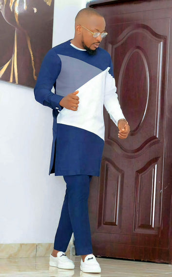 MG Men's Traditional African Wear/ Kafka, African Suit T209