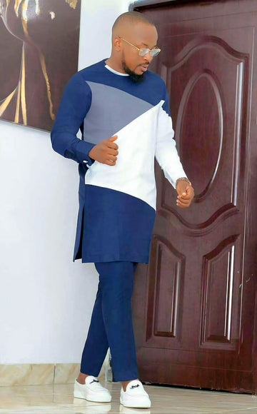 MG Men's Traditional African Wear/ Kafka, African Suit T209