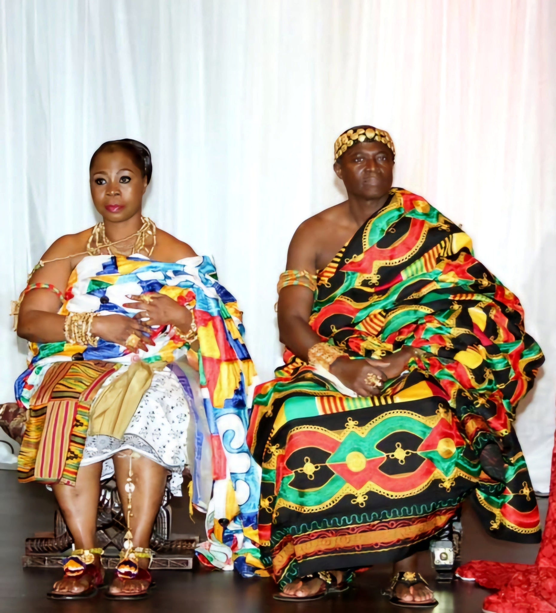 MG Royal Double Hand Weaved Kente Cloth R166