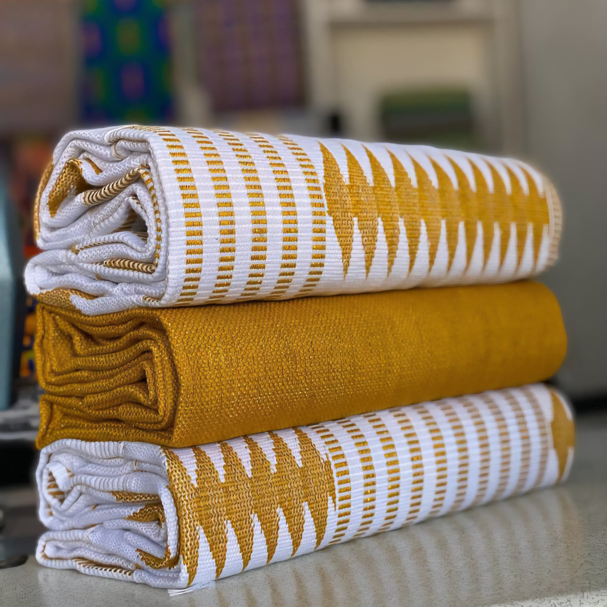 MG Authentic Hand Weaved Kente Cloth A9750