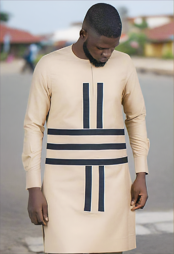 MG Men's Traditional African Wear/ Kafka, African Suit T185