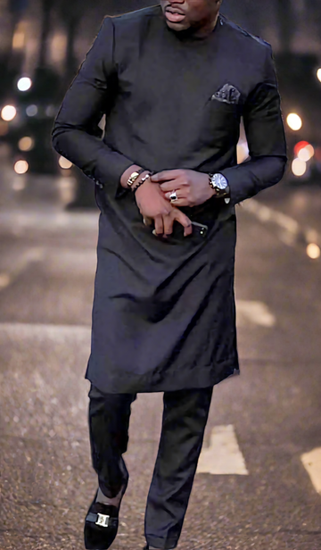 MG Men's Traditional African Wear/ Kafka, African Suit T129