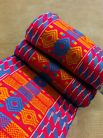 Authentic Hand Weaved Kente Cloth A655