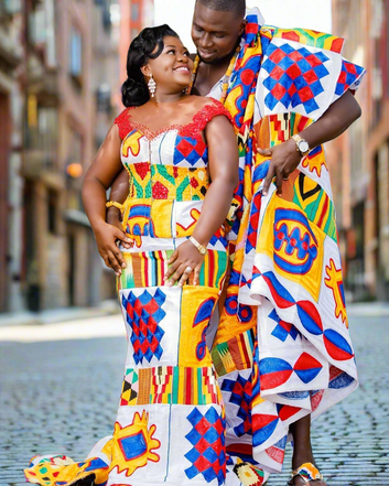 MG Royal Hand Weaved Kente Cloth R64