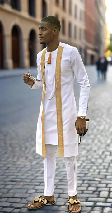 Men's Traditional African Wear/ Kafka, African Suit T9