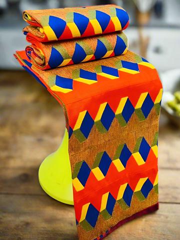 MG Authentic Hand Weaved Kente Cloth A929