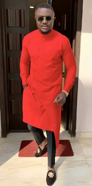 MG Men's Traditional African Wear/ Kafka, African Suit T165