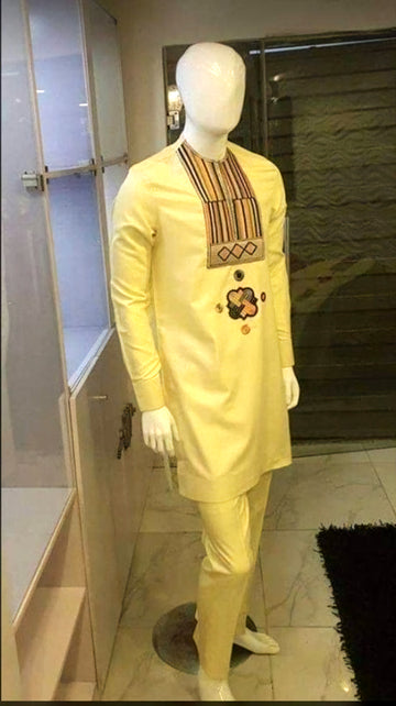 MG Men's Traditional African Wear/ Kafka, African Suit T198